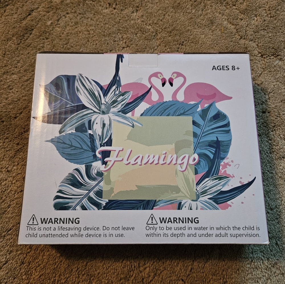 NWOT Flamingo Inflatable Pool Float - Picture 2 of 2